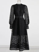 Kloé Patchwork Lace Dress