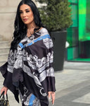 Silk Outfit Set in Black