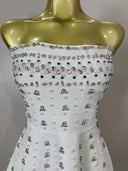 Embellished Strapless Bandage Dress