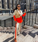 Farah Orange Two Pieces Set
