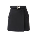 Two-Piece Skirt Set in white and black colors
