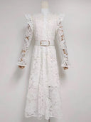 Heidi Patchwork Lace Dress