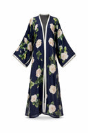 Nadine Printed Silk Abaya