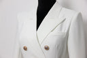 Jolie Blazer Dress in White