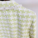 Tweed Blazer in green and white
