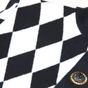 Checkered Button Front Round Neck Knitted Vest Top