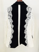 BLACK LACE BLAZER
