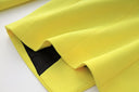 Two-Piece Skirt Set in yellow
