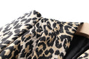 Double Breasted Leopard Trendy Blazer