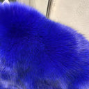 Natural Fox Fur Coat – Turn-Down Collar Classic Style