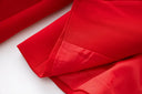 Two-Piece Skirt Set in red