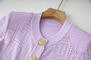 Zeina Long Sleeve Wool Sweater