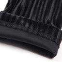 Velvet Slim Fit Long Dress with Zipper