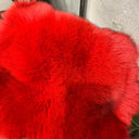 Natural Fox Fur Coat – Turn-Down Collar Classic Style